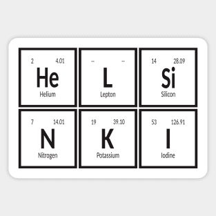 Helsinki of Elements Sticker